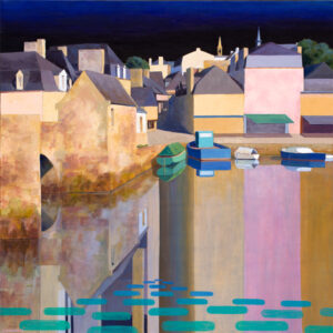 w Lumière imaginaire sur St Goustan 100x100 Eric Winzenried 2022