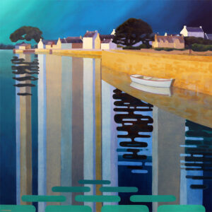Eric Winzenried_Barque blanche à St Cado_120x120_2024_w