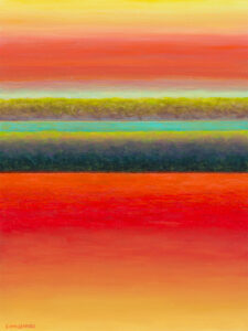 w La rivière verte d'automne 46x61 EW 2017