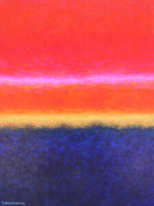 w Le petit paysage à la rivière dorée 46x61 EW 2013